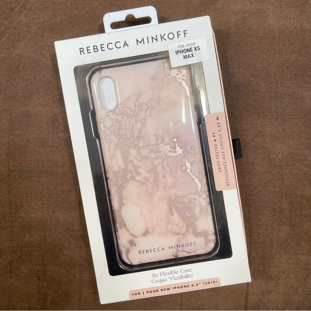 iPhone XS Max Pink Marble Case by Rebecca Minkoff